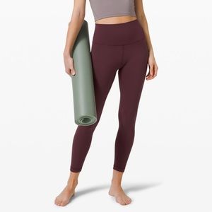 Lululemon Align Leggings Maroon